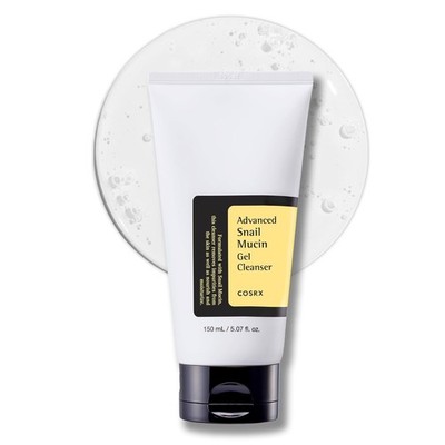 COSRX Advanced Snail Mucin Gel Cleanser, Hydrating & Regenerative Korean