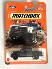 Matchbox 2022 Ford F-150 Lightning 1/64 Die Cast, Satin Black, Brand New, Sealed