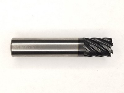 1/2'' 7 Flute Variable Index High Performance Carbide End Mill .030 Radius