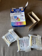 Brother LC51 Cyan Magenta Yellow Ink Cartridges 3 Pack New Exp:07/2026 Open Box
