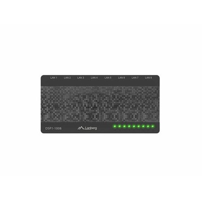 lanberg Switch DSP1-1008 - 8 Purtos Gigabit - Chipset Realtek RTL8370N-VB