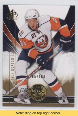 2009-10 SP Game Used Edition Gold 5/100 Kyle Okposo #62 READ 7i6
