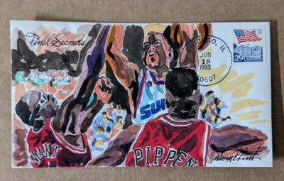 6-18-93 Wild Horse Cachet #16/85 Scottie Pippen and Horace Grant  NBA Finals