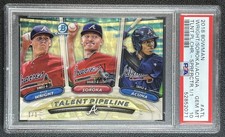 RONALD ACUNA SOROKA PSA 10 2018 BOWMAN CHROME TALENT PIPELINE SUPERFRACTOR 1/1