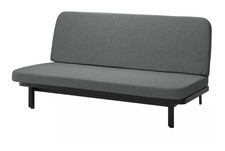 IKEA NYHAMN Bezug NUR für 3er Schlafsofa Skartofta schwarz hellgrau 205.466.22