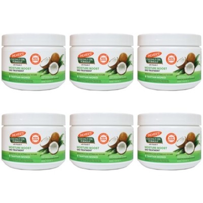 6 Pack Palmers Coconut Oil Formula Moisture Gro With Vitamin E 8.8 Ounce Each