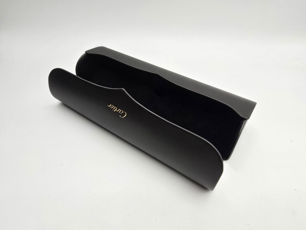 Cartier ブラック メガネケース Cartier メガネケース ブラック - メガネ・老眼鏡オンライン ショッピング