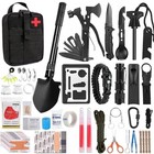 Emergency Survival Kit Bag First Aid Bug out Military Prepper Kit 142Pcs Bag