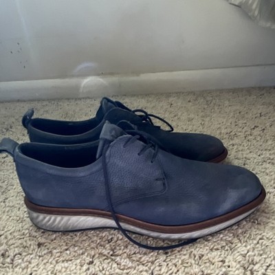 ECCO ST.1 Hybrid Men's Blue Leather Lace-Up Sneakers Size 10  Casual