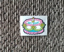 Vintage 3M/Mello Smello Sniff Stickers - BIRTHDAY CAKE Mod - Great Cond/Scent!