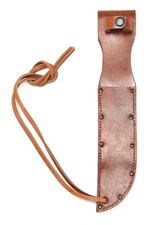 WW2 Era Brown Leather Sheath Navy Mark 2 MK 2 Ka-Bar Knife Left Hand Hand Aged