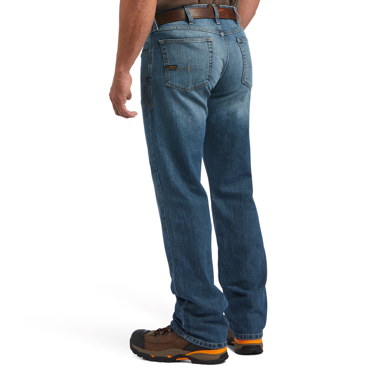 Ariat, M5 Straight Leg Jean, Waist 40 in, Inseam 34 in, Color Blue, Model#