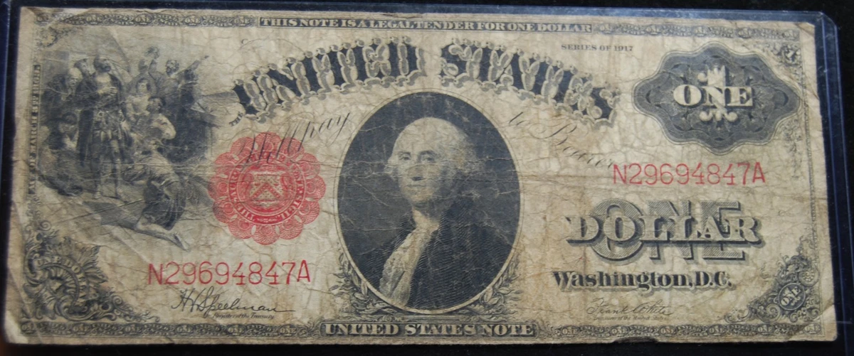Circulated $1 1917 Year United States Large Size Notes for sale | eBay