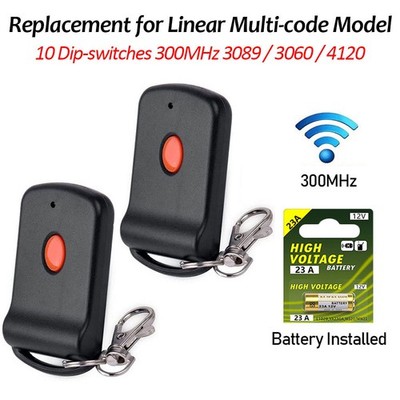 2 for Multi-Code 3089 MultiCode 308911 Linear MCS308911, 10 Dip Switch Gate O..