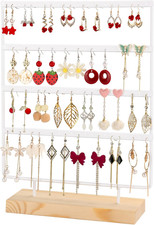 Earring Display for Vendors, Dangle Earring Holder Organizer Stand for Selling w