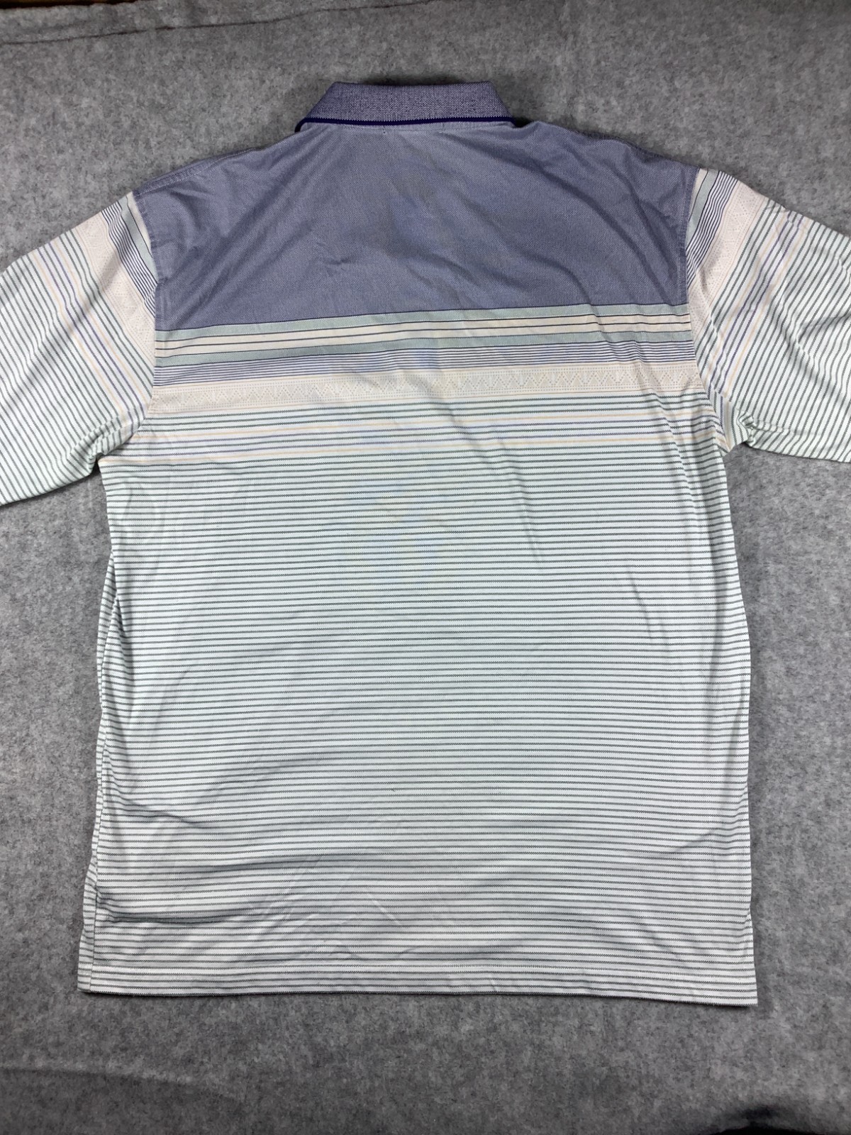 Tom Hagan T Shirt, Size Large Button Collar Pocket Sku 244 image 3