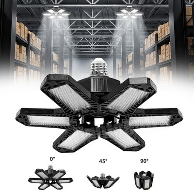 1200000LM LED Garage Light Super Bright Work Shop Ceiling Light Deformable Bulb