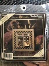 Mill Hill Chekerboard Series I Antique Shop Button  Beaded Cross Stitch Kit