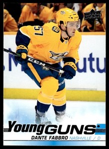 2019-20 Upper Deck Young Guns Dante Fabbro Nashville Predators #229