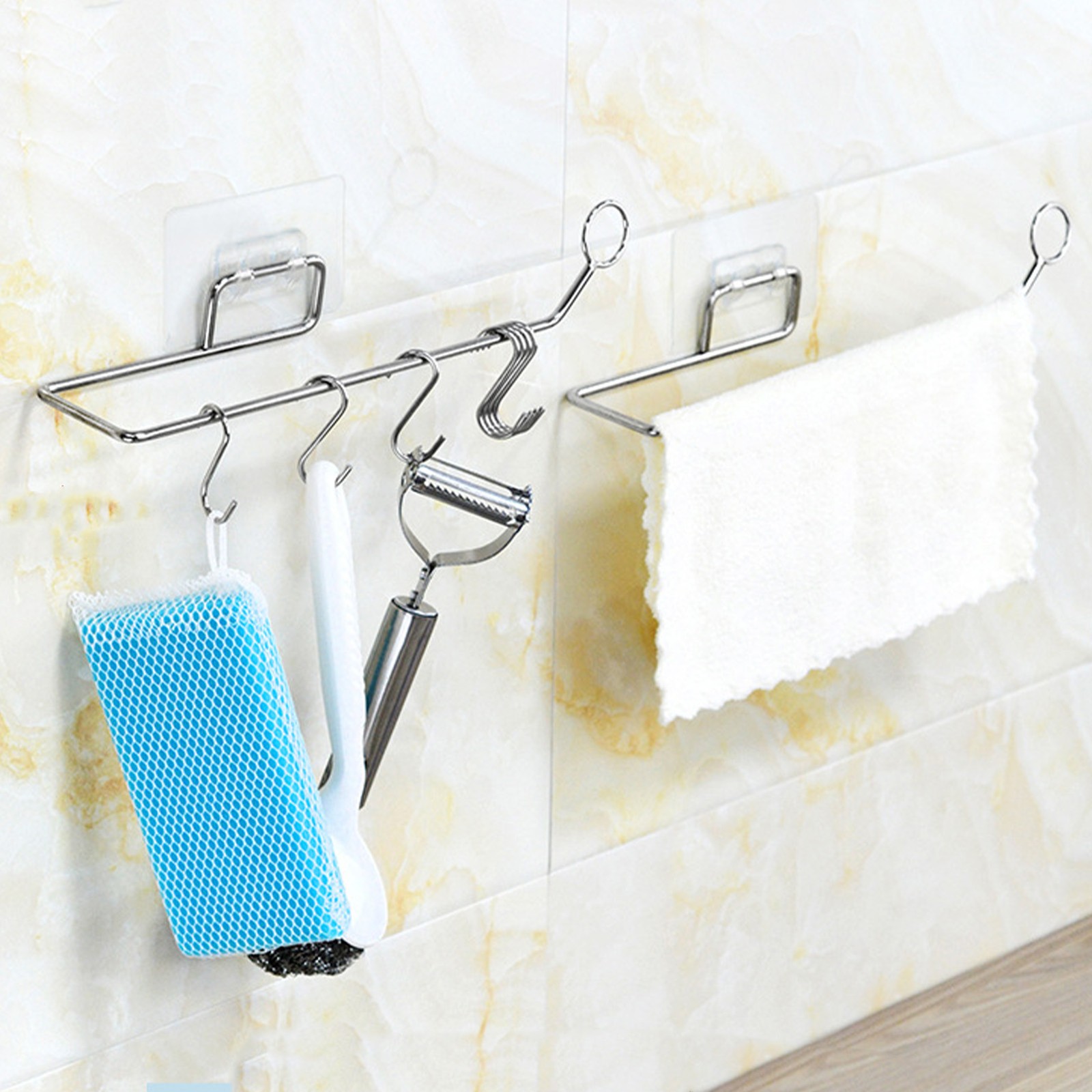 New Bathroom Paper Towel Rack Stainless Steel Rustproof Bathroom Paper Towel