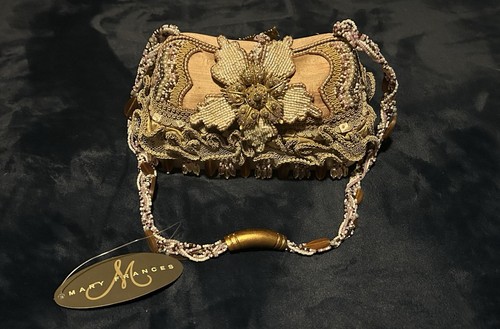 Mary Frances Embellished Bead Evening Handbag Purse Pastel Colors With Tag