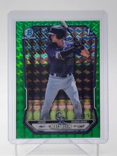 MATT KLEIN 2026 BOWMAN CHROME GREEN GEOMETRIC 1ST ROOKIE /99 Q7218