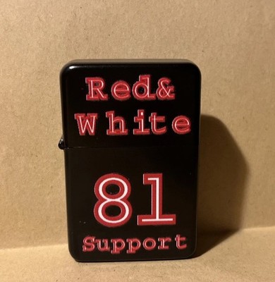 Benzinfeuerzeug Support 81 Red & White Hells Angels MC TOM