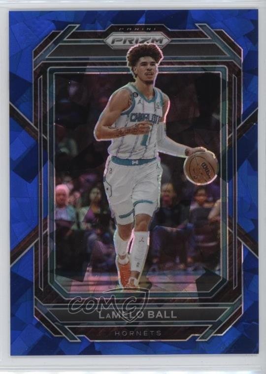 2022-23 Panini Prizm Blue Ice Prizm /125 LaMelo Ball #150 1hh3