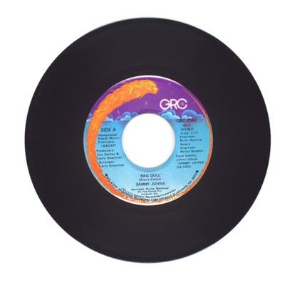 Sammy Johns - Rag Doll; Friends of Mine - Vinyl Record 45 RPM 7'' (VG+)