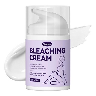Skin Bleaching Cream, Skin Lightening Cream with Vitamin C for Intimate Areas, D
