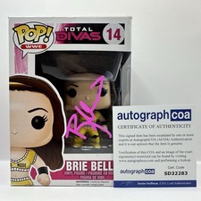 Brie Bella WWE Total Divas AUTOGRAPH Signed 14 Funko Pop ACOA