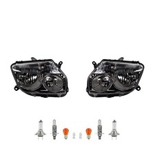 Scheinwerfer Set Halogen passend für Dacia Duster 04/10-12/13 Leuchtmittel Li Re