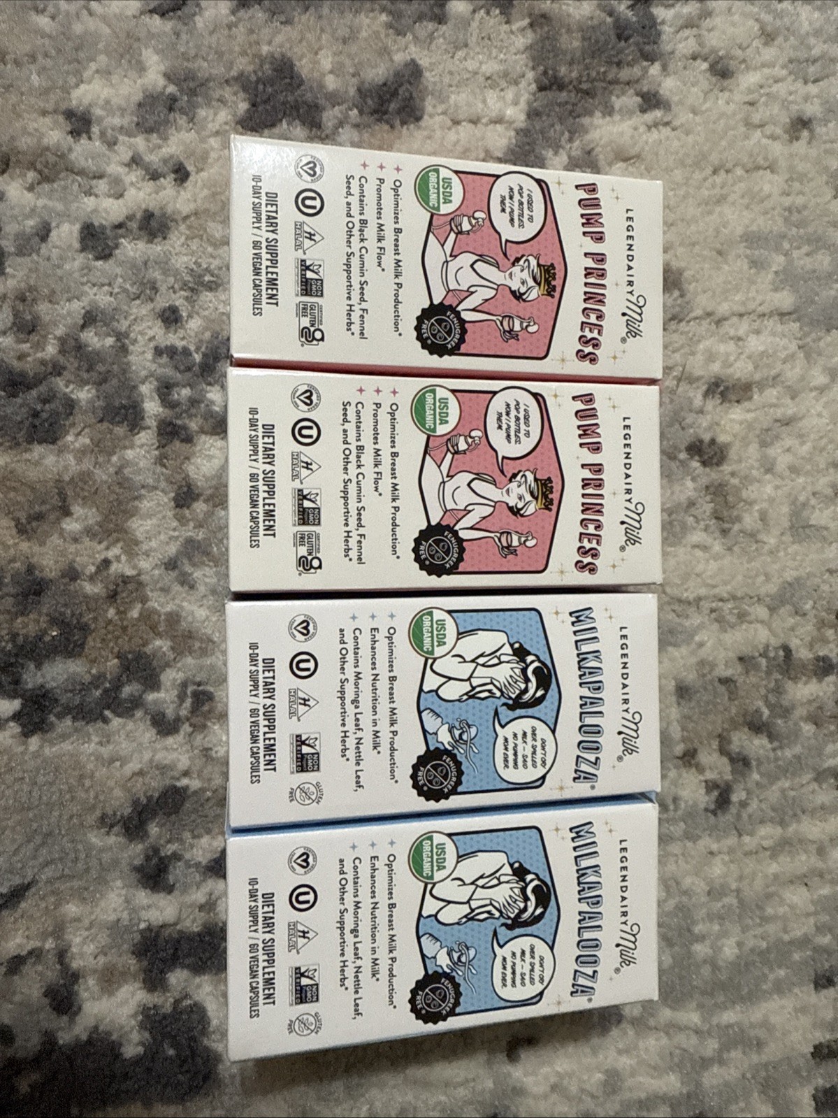 Legendary Milk Dietary Suplement Pump Princess And Milkapalooza