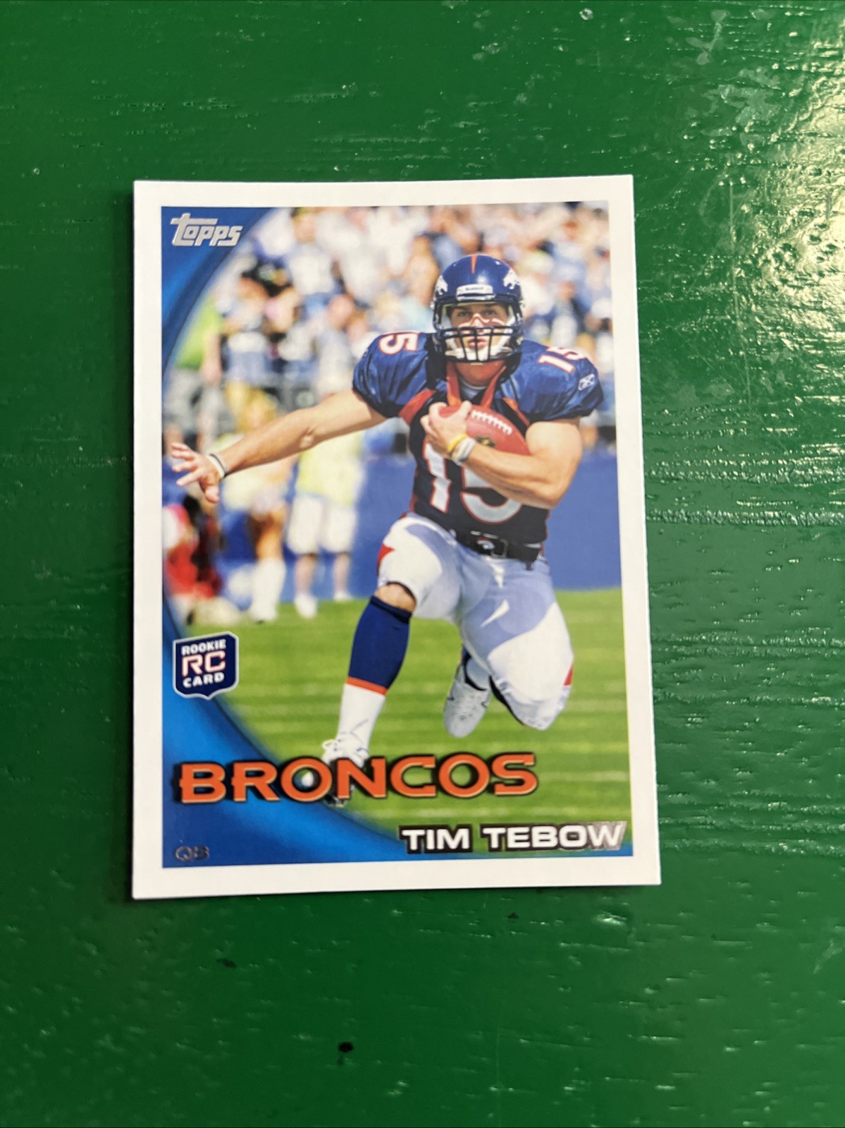 2010 Topps DENVER BRONCOS Tim Tebow Rookie RC # 440