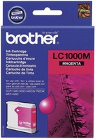 Brother® LC1000M Brother® Inkjet-Druckpatronen Magenta, 400 Seiten, LC1000M