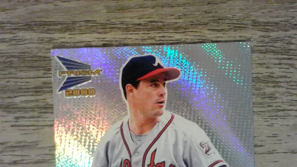 GREG MADDUX /61 PACIFIC PRISM PREMIERE DATE PARALLEL ATLANTA BRAVES #14 2000 - Image 4 of 4