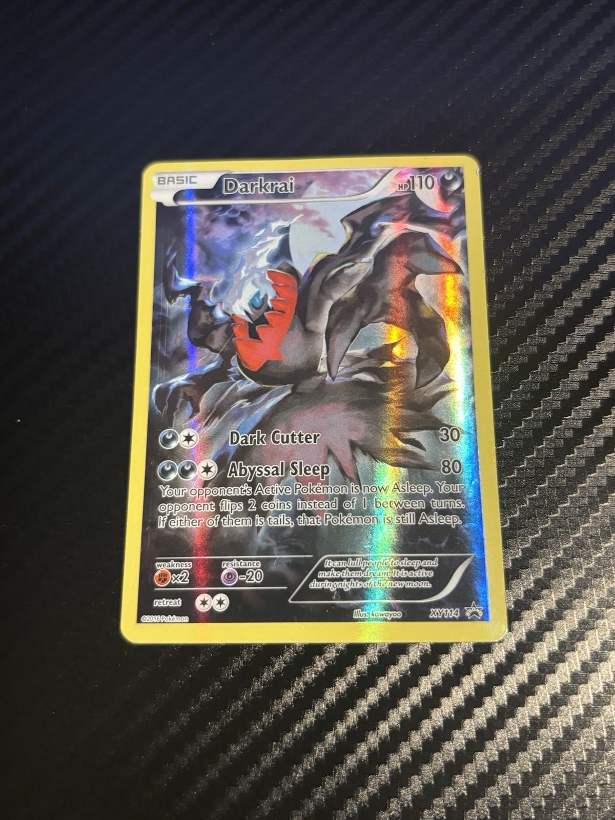 Pokémon TCG Darkrai EX XY114 Black Star Promo Holo Full Art LP