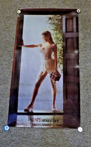 Rainier Special Dry Beer Poster- It's Dry Around Here
