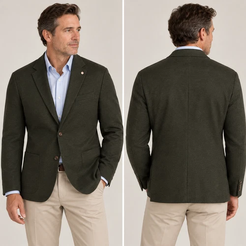 NWT Peter Millar Crown Crafted Roland Knit Soft Wool Sport Coat Jacket Sz 44R - product listing photo