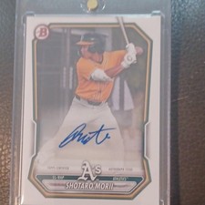2026 Bowman Shotaro Morii Athletics Autograph Topps Certified BPA-SM