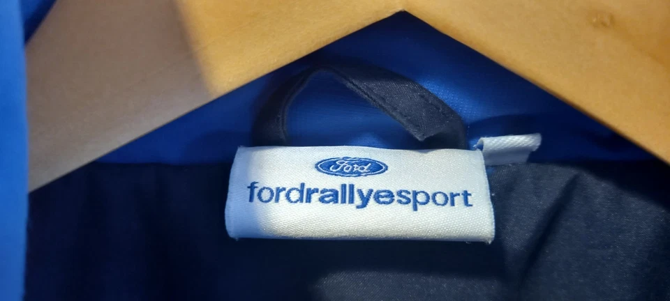 Chaqueta Deportiva Original Oficial FORD TEAM RS Rallye Azul Talla M Mediana WRC Racing  Foto 3 de 4