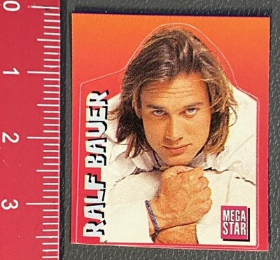 Ralf Bauer Mega Star  Mini Aufkleber/Sticker      (SB1-3-9)