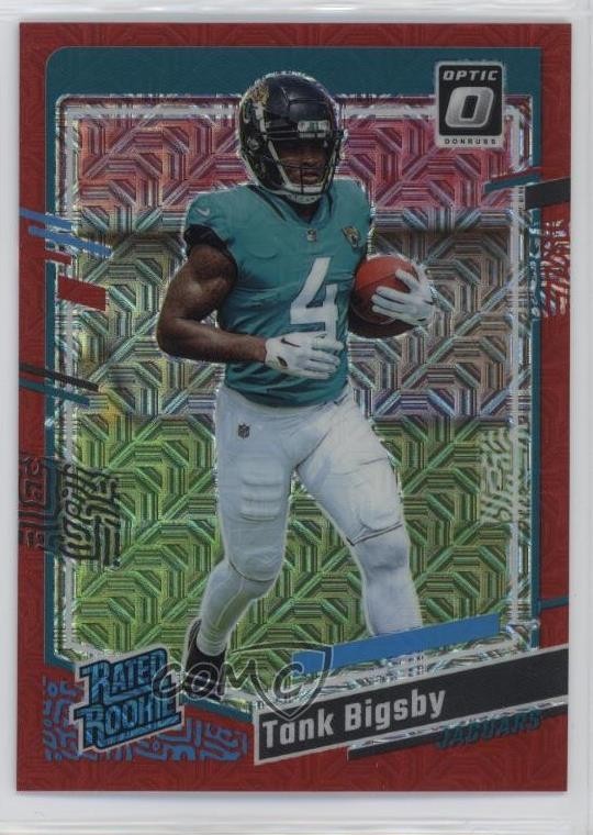 2023 Panini Donruss Optic Rated Red Mojo Prizm Tank Bigsby #252 Rookie RC 1mq4