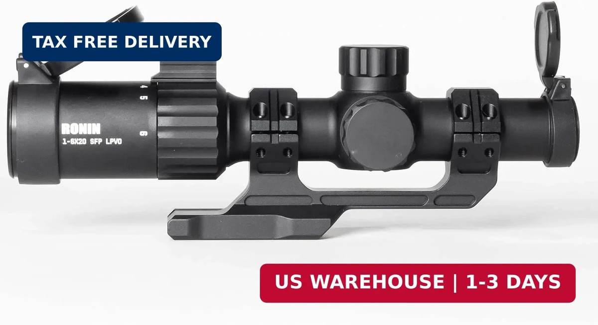 Triton Ronin 1-6x20 HD Second Focal Plane SFP | Shorty | LPVO