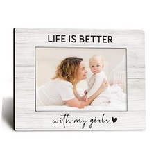 Mom Daughter 4x6 Picture Frame, Girl Mother Gifts, Mother Day 4x6 inches girls