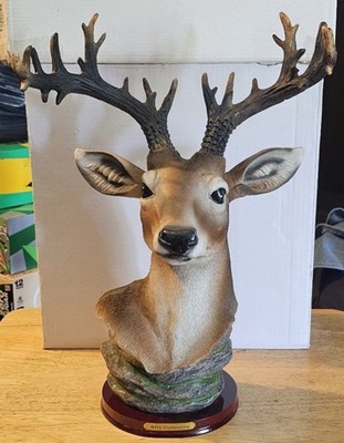DEER WILD ANIMAL HORNS HUNT HUNTER HUNTING OUTDOOR FIGURINE 