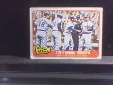 1965 Topps - 1964 World Series St. Louis Cardinals #136 VG Condition