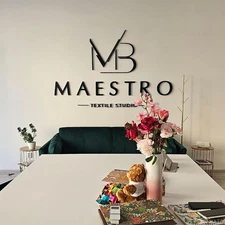 Custom Acrylic Business Logo Sign – 2D Waterproof Office Branding Wall Signage