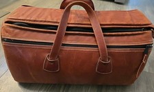 RARE Vintage Reunion Blues San Francisco Triple Trumpet Leather Gig Bag 1985 USA