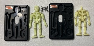 Sega Pocket Power Glo-Bones Skeleton parts lot